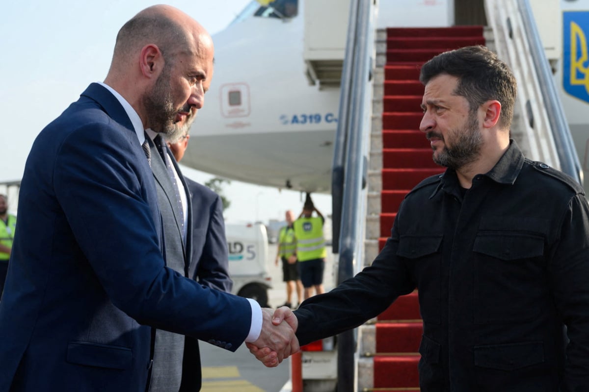 Ukraine's Zelensky arrives in Serbia for first visit since Russia's invasion
