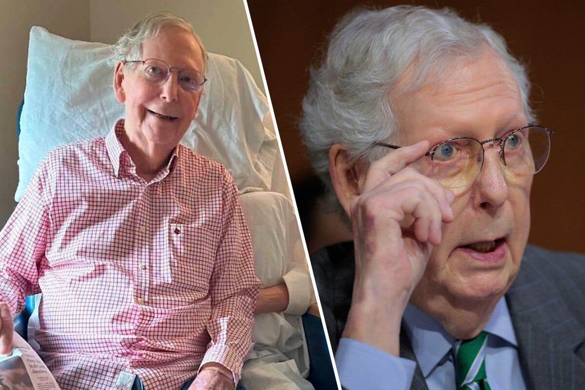 Mitch McConnell shares major health update after nearly two months in hospital