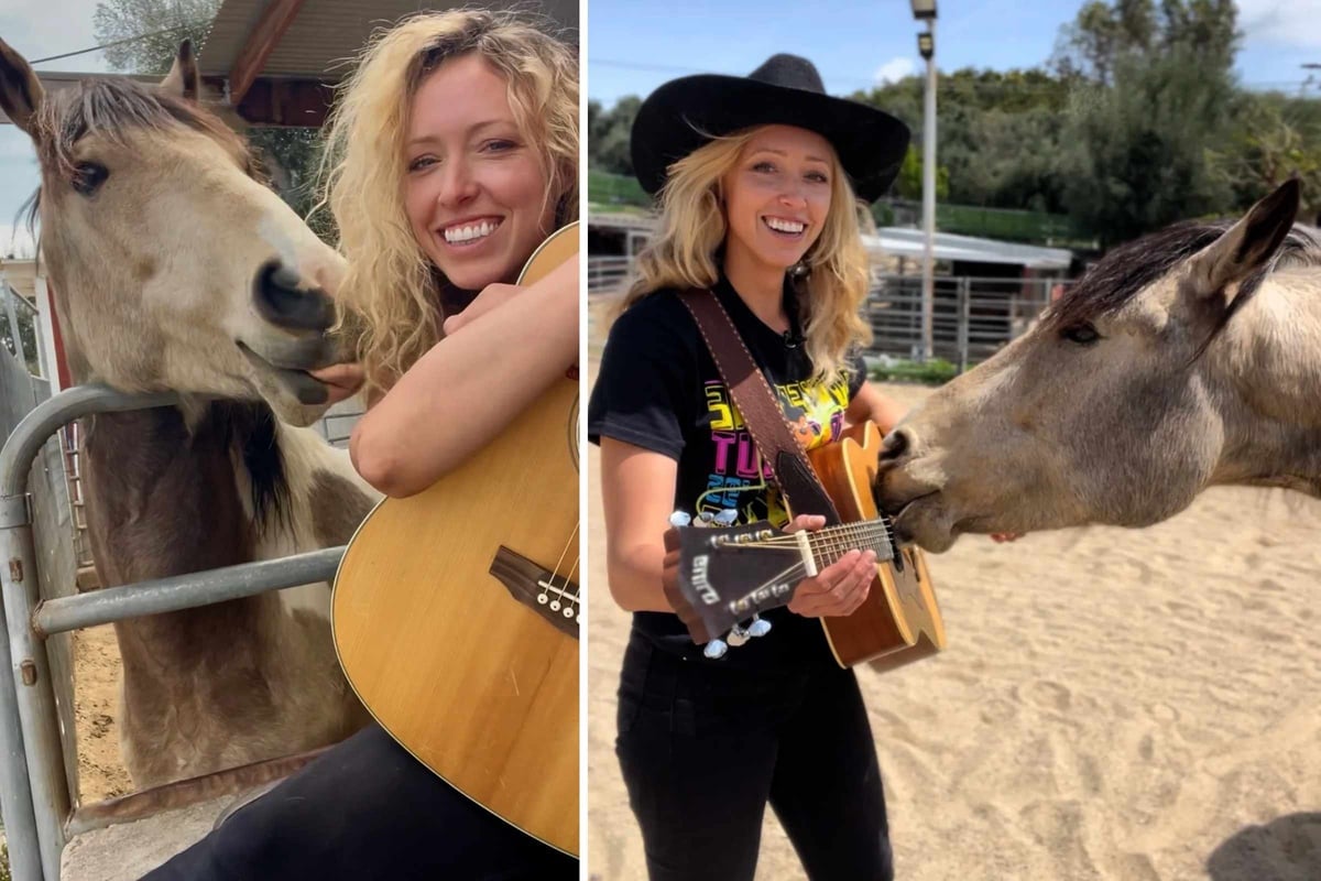 Horse plays guitar and harp with his owner in unbelievable viral footage – how does he do it?!