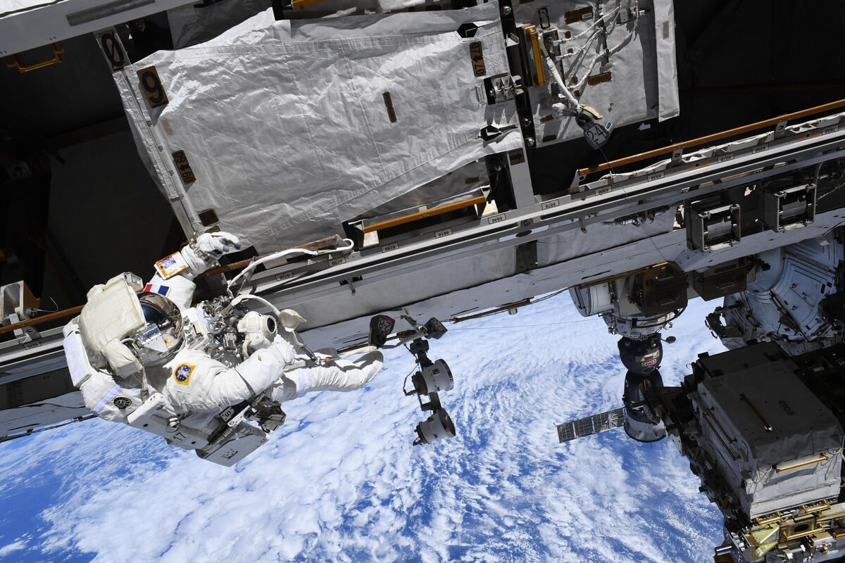 New crew docks at International Space Station after stunning, record-setting launch