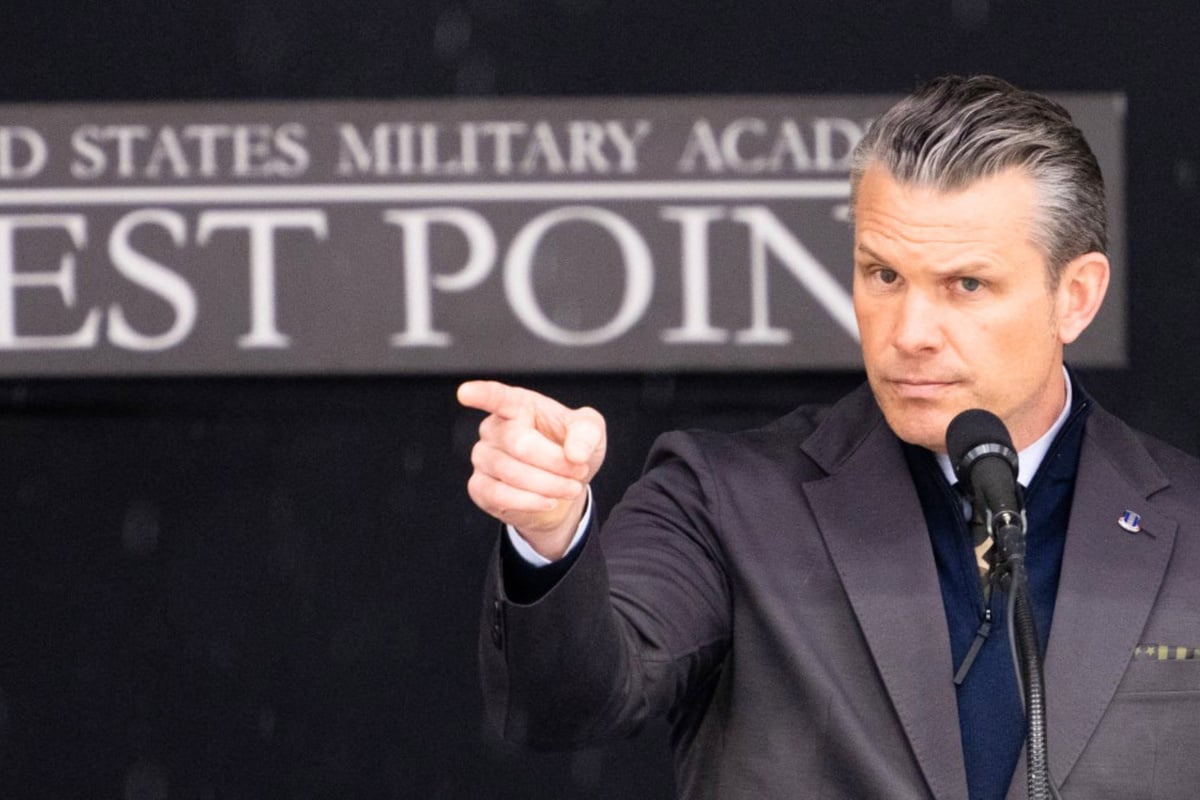 Hegseth promises Trump pardons for "not fat" West Point cadets during graduation speech