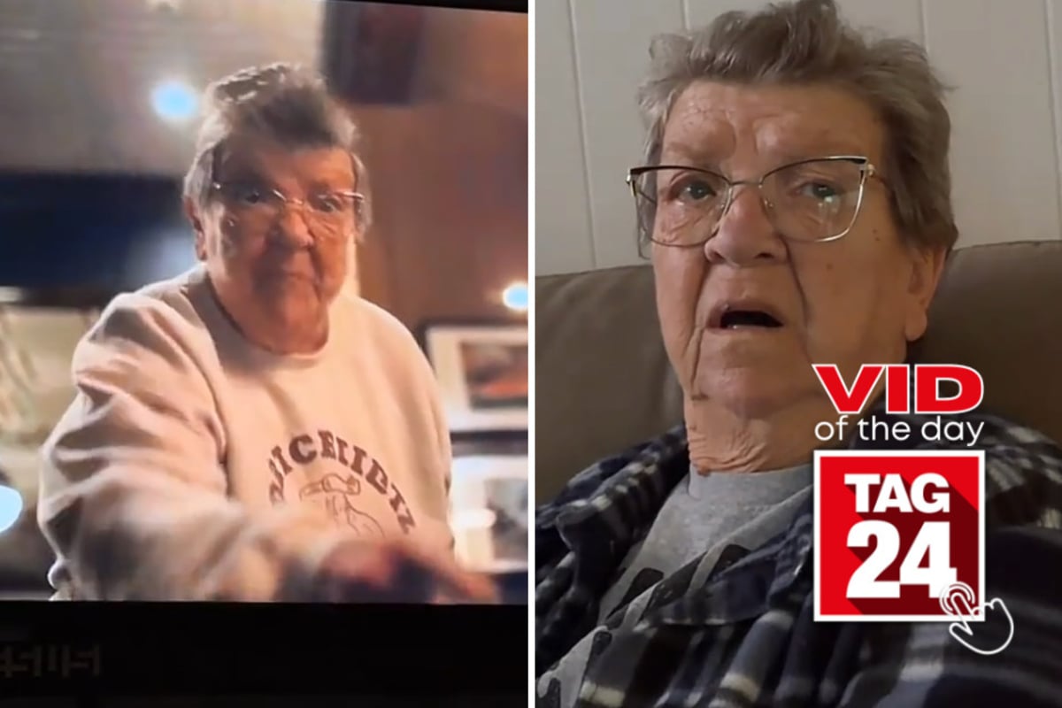 Viral Video of the Day for September 29, 2026: Grandma left stunned after grandson secretly puts her in horror movie