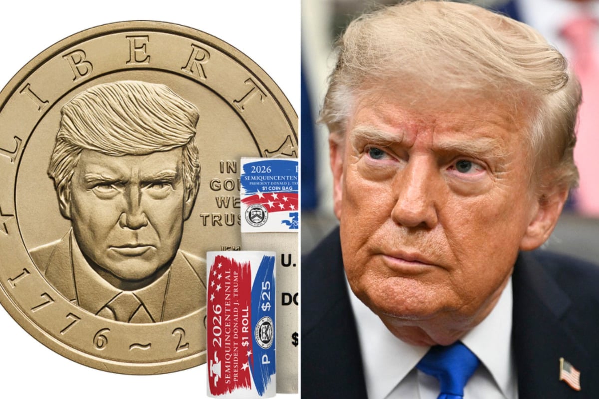 Trump puts his face on the $1 coin with new commemorative launch