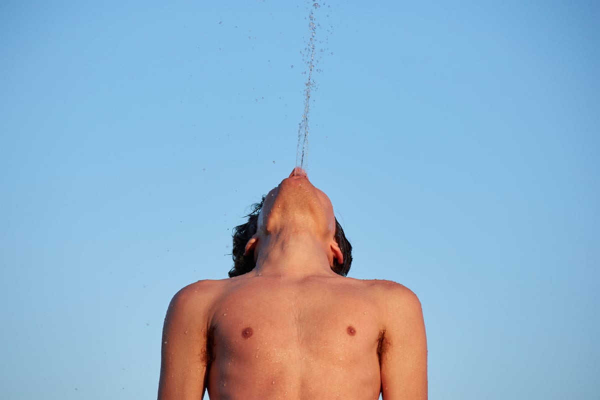 This man turned himself into a human hose