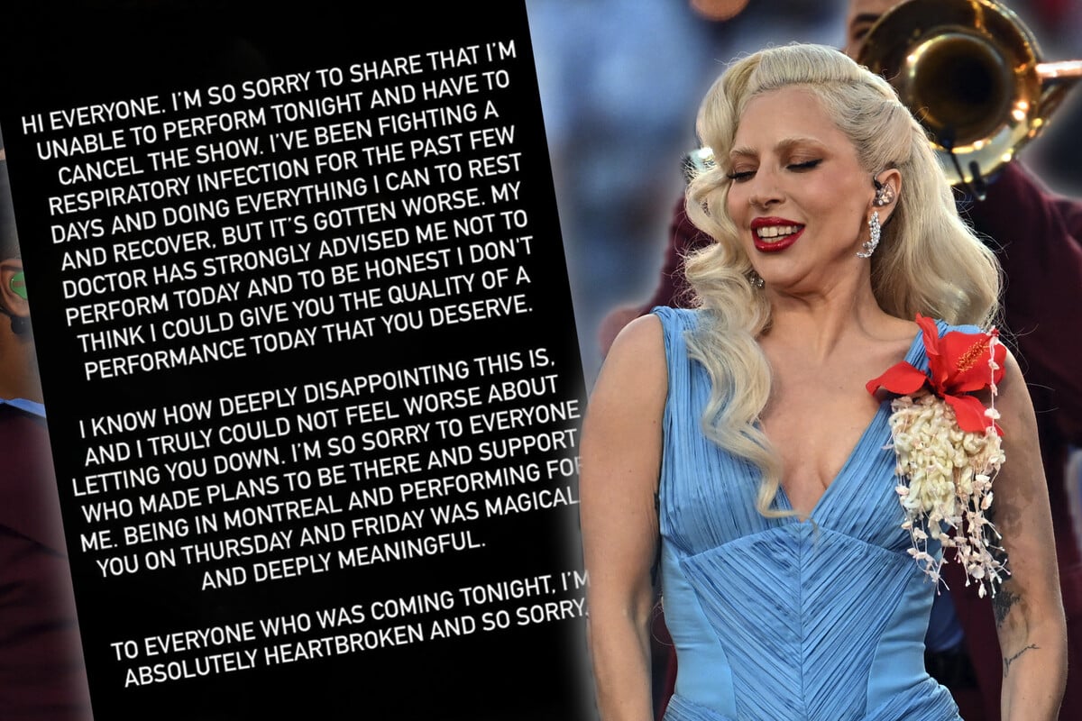 Lady Gaga "heartbroken" as she cancels Montreal concert at last minute