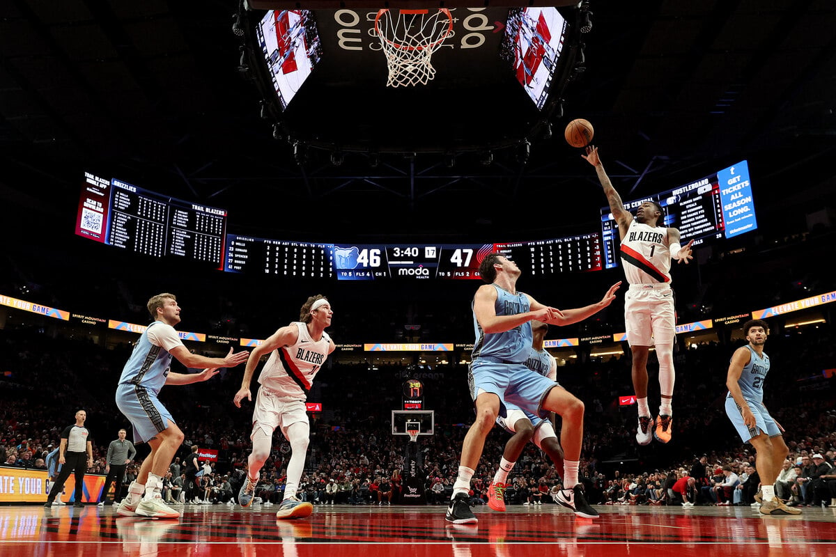 Cameron Boozer shines as Grizzlies top Blazers in battle of NBA unbeatens
