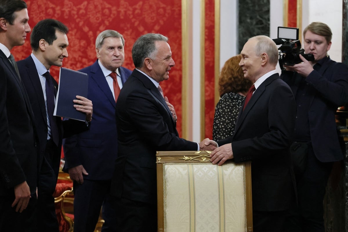 Kremlin open to talks with Ukraine after visit from Witkoff, Kushner