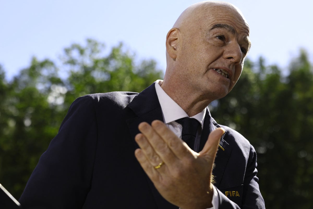 Gianni Infantino refuses to answer questions about his FIFA future amid mounting pressure