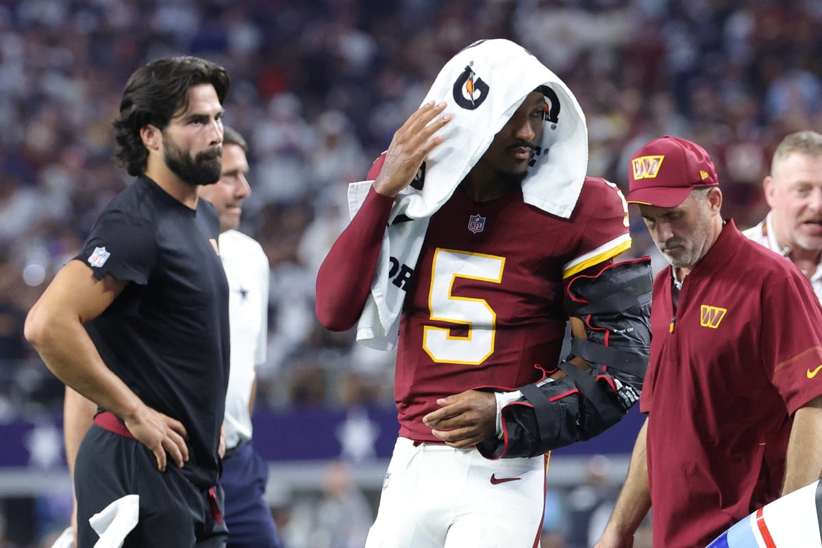 Cowboys beat Commanders on brutal NFL Sunday as star QB injured