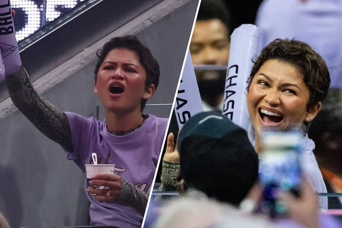 Zendaya cheers on Golden State Valkyries as WNBA Finals stir some off-court drama