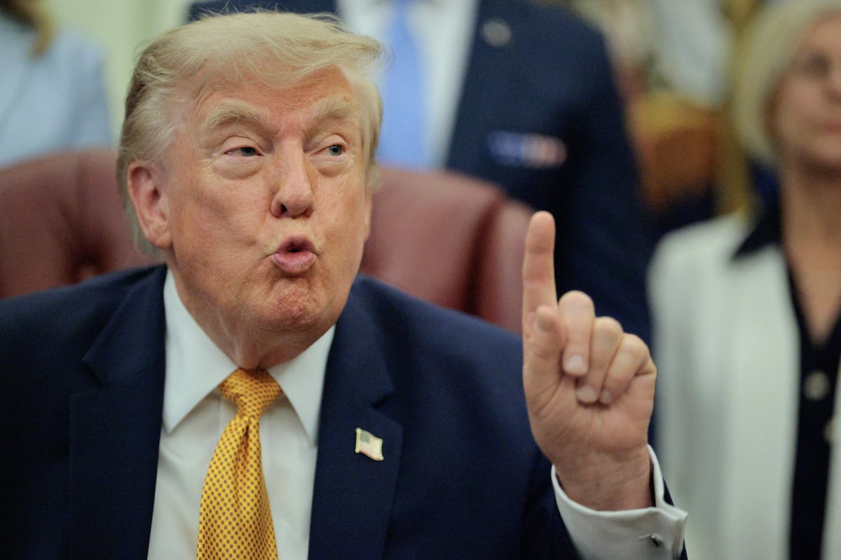 Trump boasts about his "real" polling numbers as approval ratings tank
