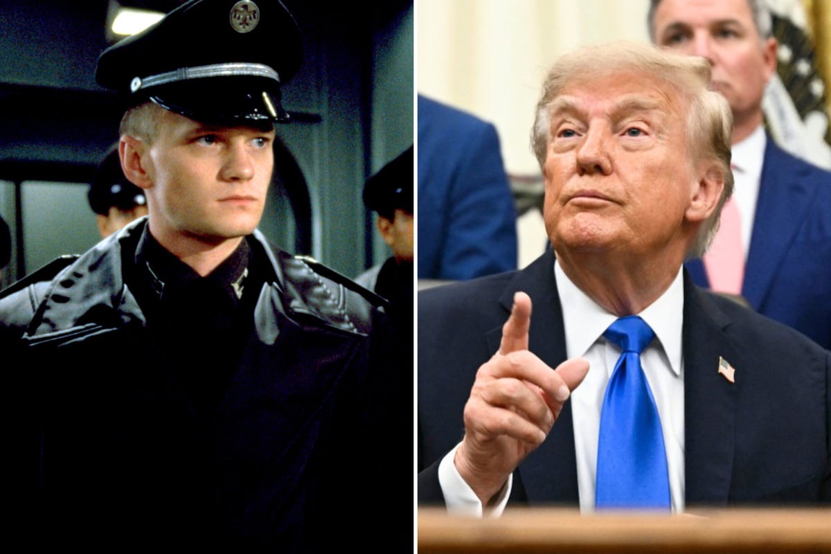 Trump unveils Space Force uniforms modeled after Nazi-inspired outfit from Starship Troopers