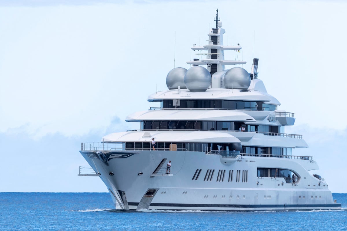 Russian oligarch's seized superyacht to go up for auction