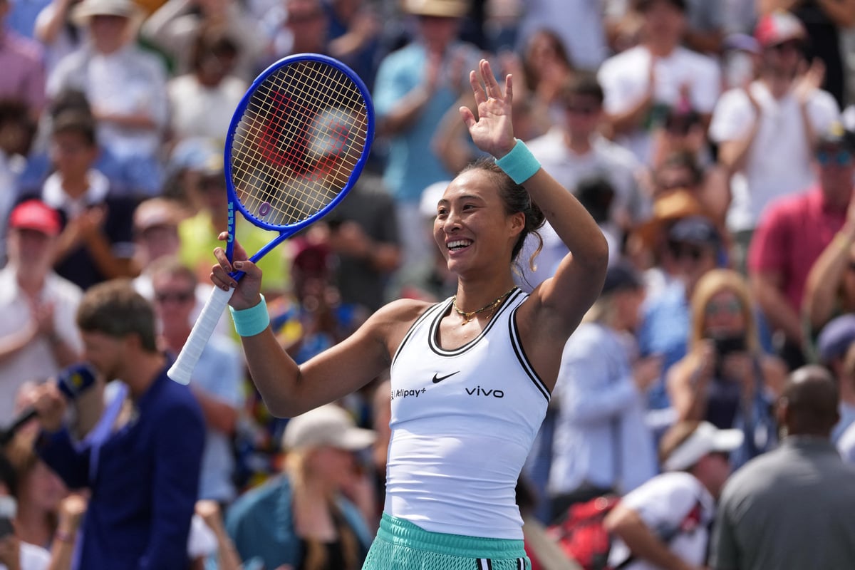 US Open: Zheng Qinwen stuns Madison Keys to reach last 16 in day of upsets