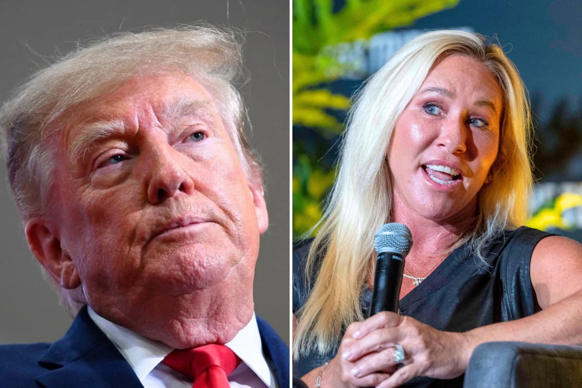 Marjorie Taylor Greene says Trump is "a curse" for Republican midterm candidates