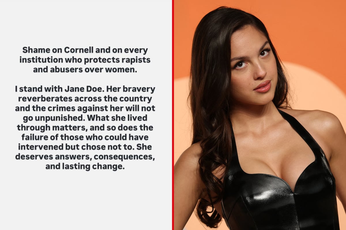 Olivia Rodrigo speaks out on Cornell 7 rape case: "I stand with Jane Doe"