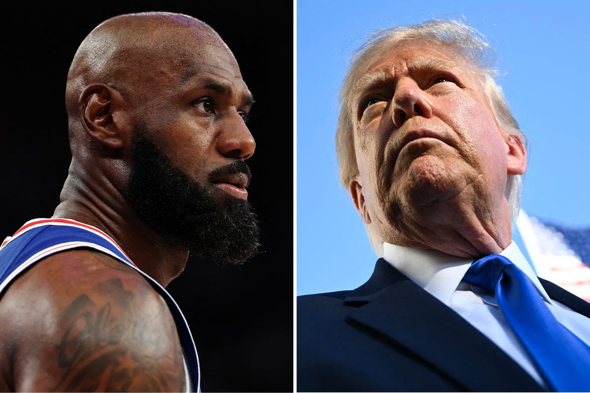 Trump fumes over LeBron James warming up during national anthem: "He's no good"