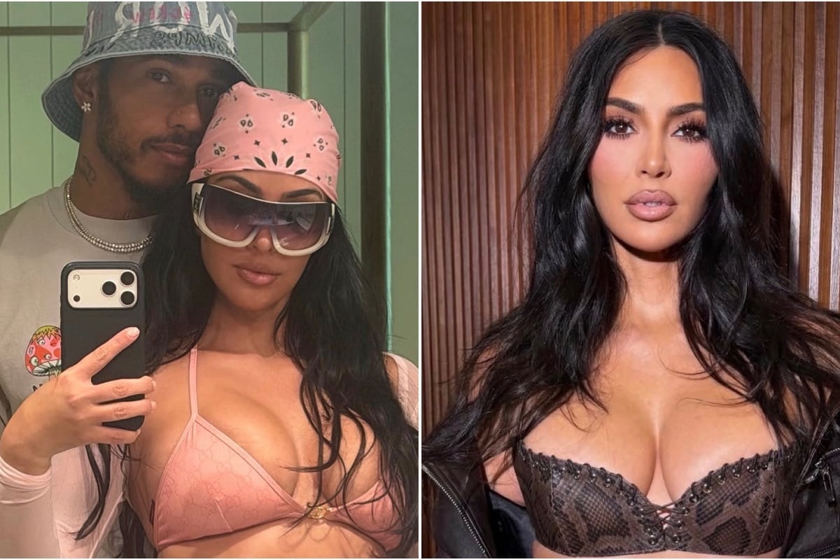 Kim Kardashian says she "manifested" Lewis Hamilton romance in first comments on The Kardashians!