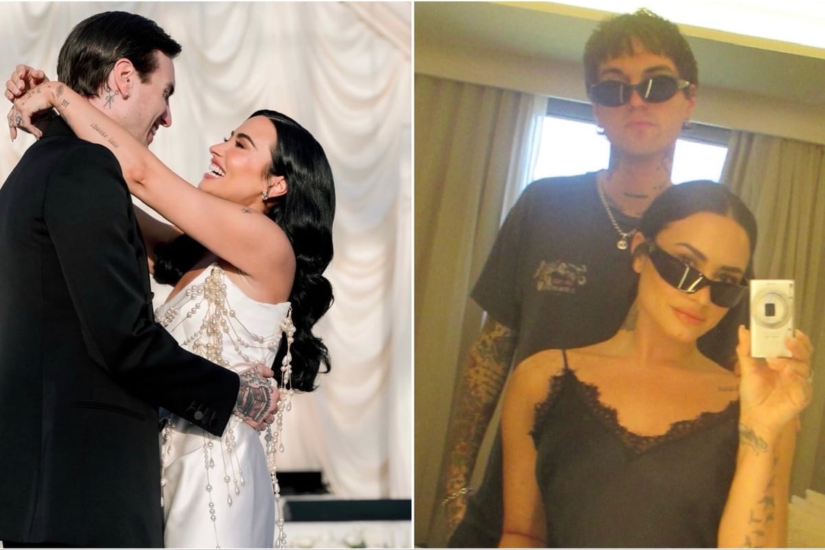 Demi Lovato says her love for Jutes "grows every single day" after first year of marriage