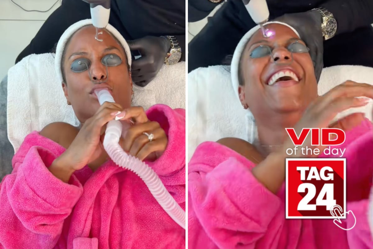 Viral Video of the Day for August 6, 2026: Woman tries laughing gas for the first time – and instantly proves it works!