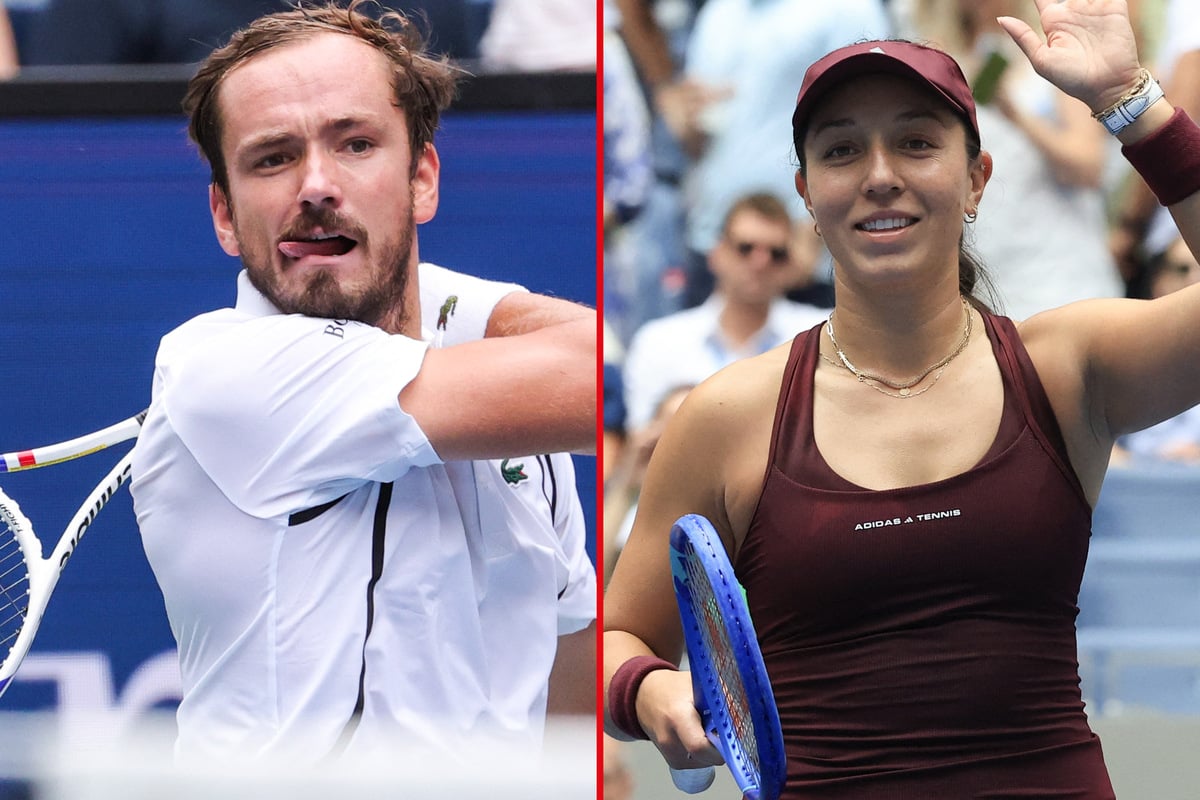 US Open: Pegula and Medvedev power into third round on action-packed Day Four