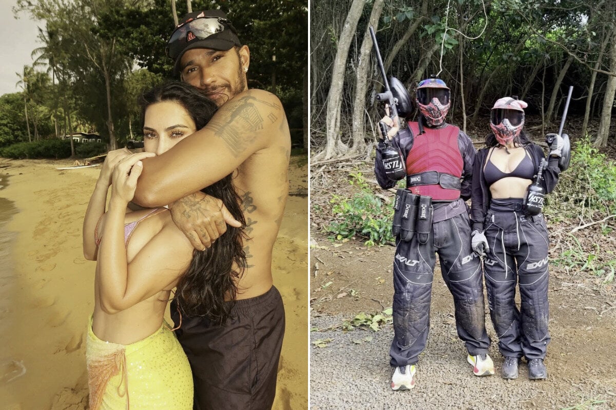 Lewis Hamilton flaunts Kim Kardashian romance in swoon-worthy Instagram debut