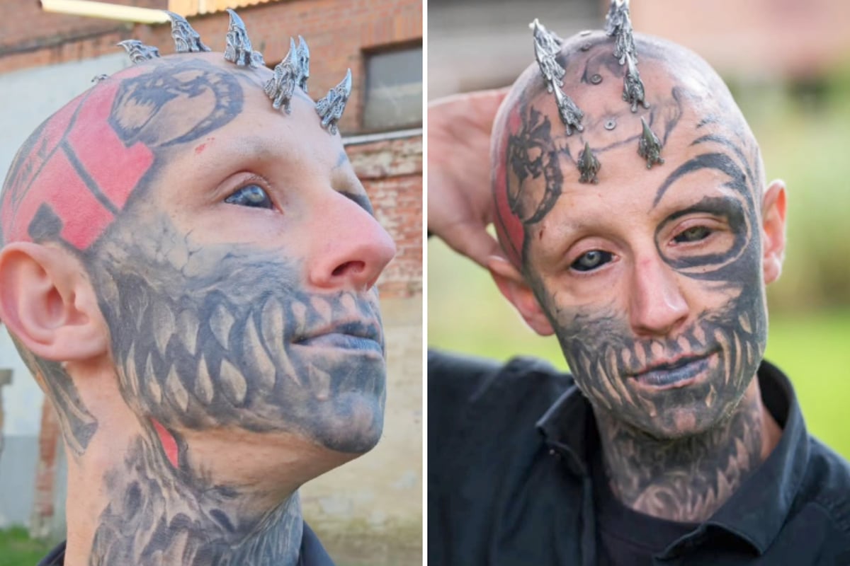 Man with tattooed eyeballs slams trolls who blame them for his blindness
