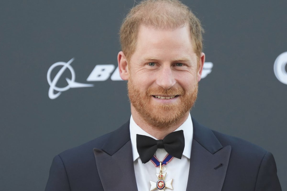 Prince Harry speaks out about surprise return to the UK in his first public appearance