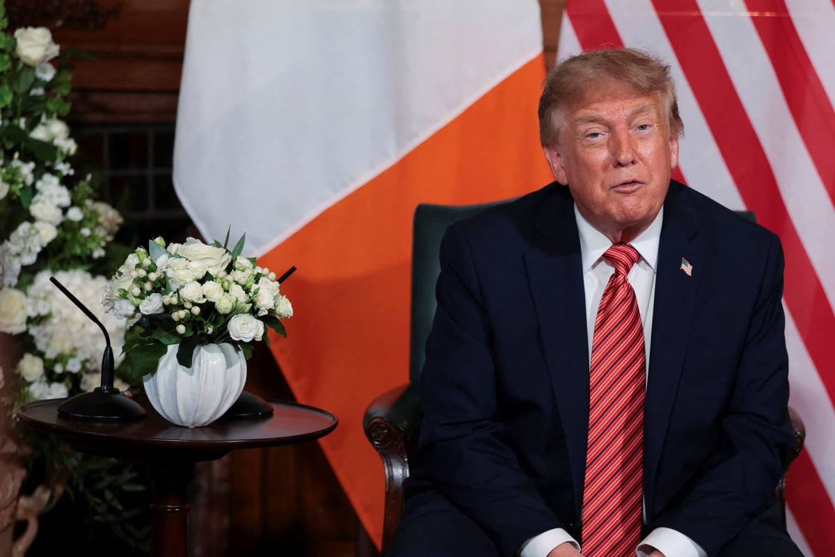 Trump draws sharp responses as he backs Irish unification during Dublin visit: "A fantastic thing"
