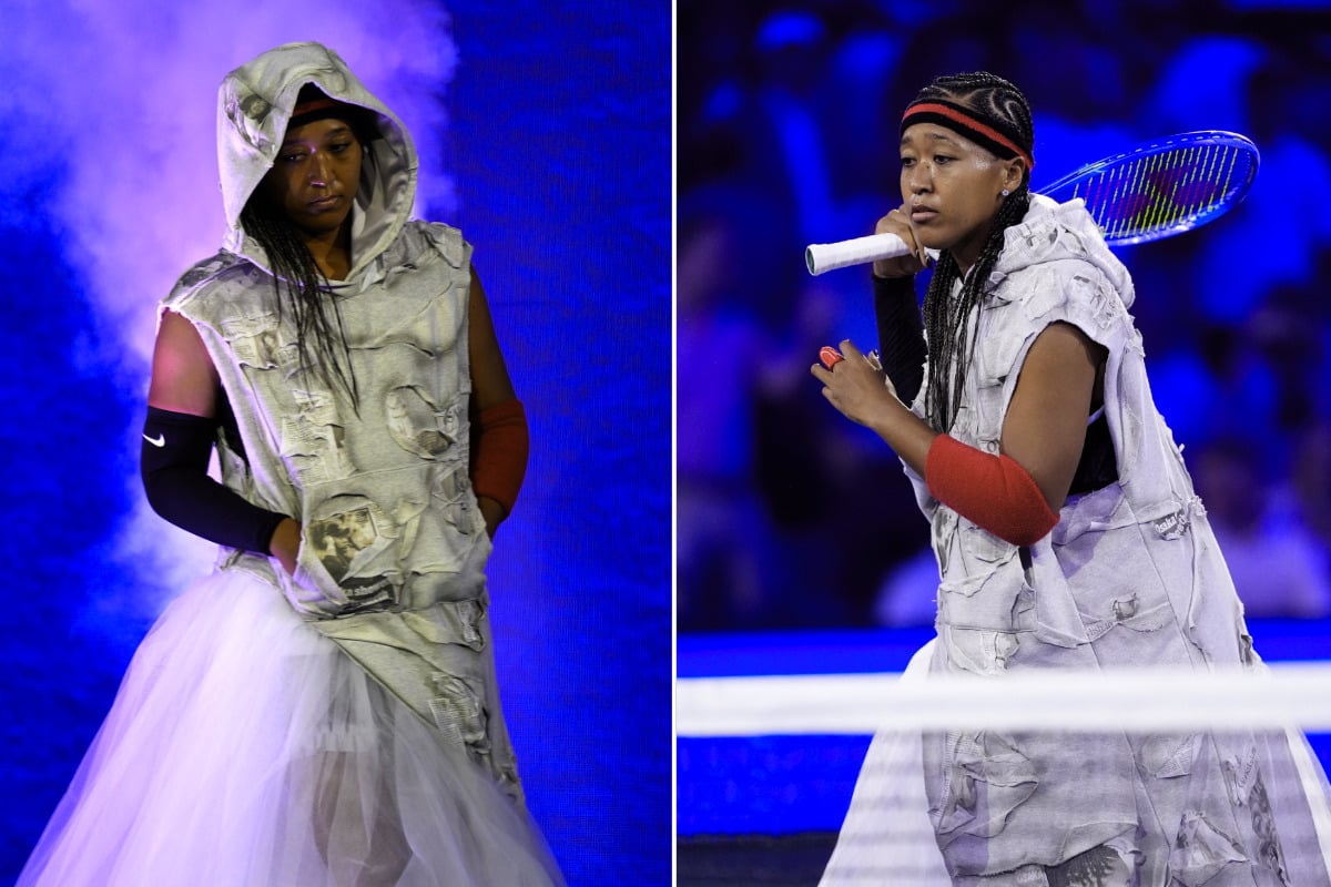 US Open: Naomi Osaka channels NBA fashion trailblazer Allen Iverson in first-round win