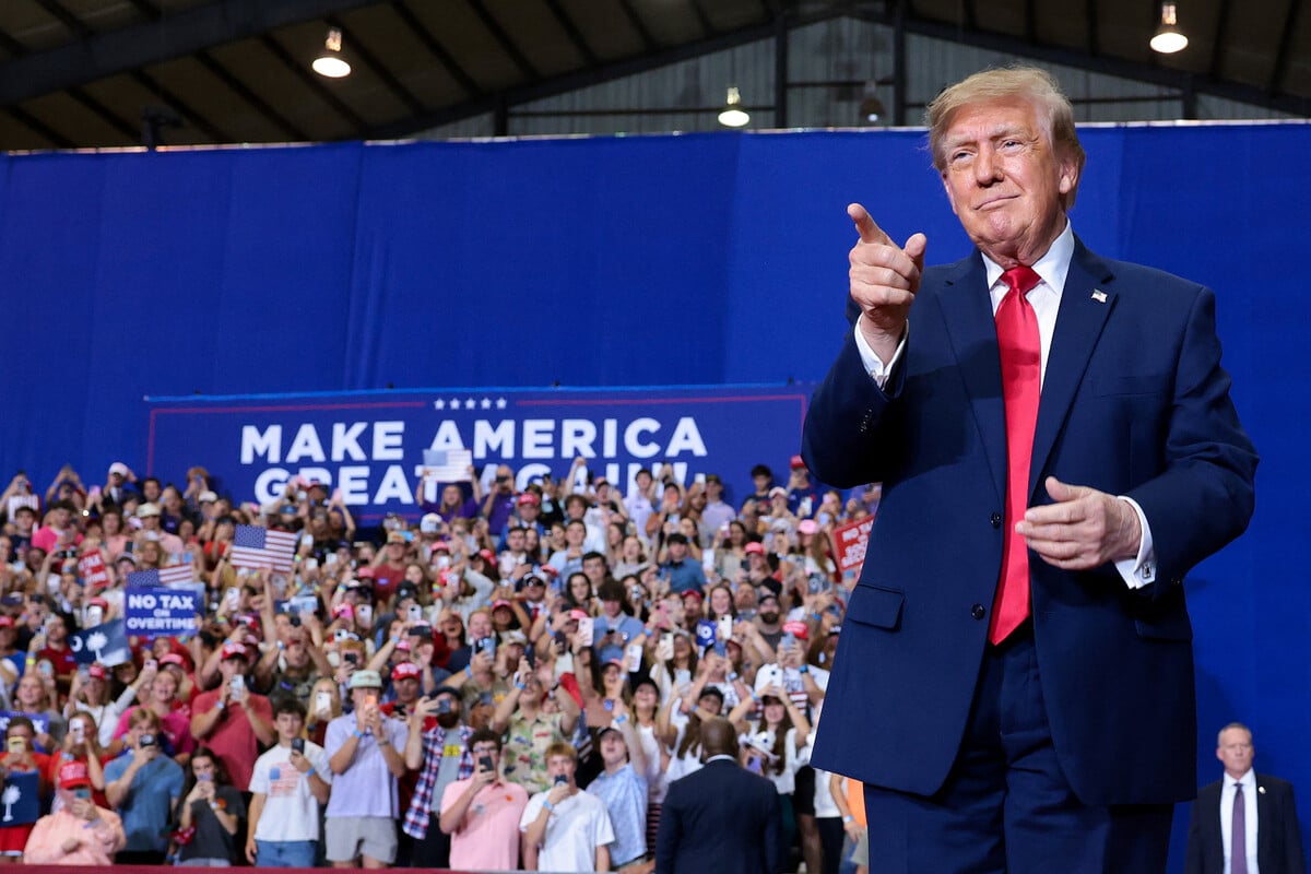 Trump cheers on MAGA fan who punched rally protester: "That was incredible"