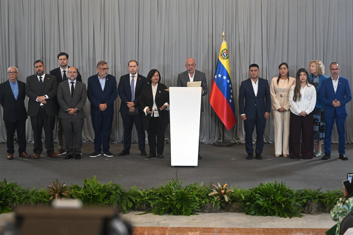 Venezuela's first post-Maduro talks wrap up with vague statement: "Transparency, traceability, and auditing"