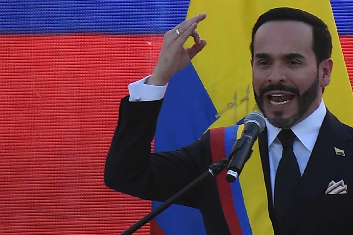 Colombia's new Trump-backed leader vows to "defeat narco-terrorism" in first speech as president