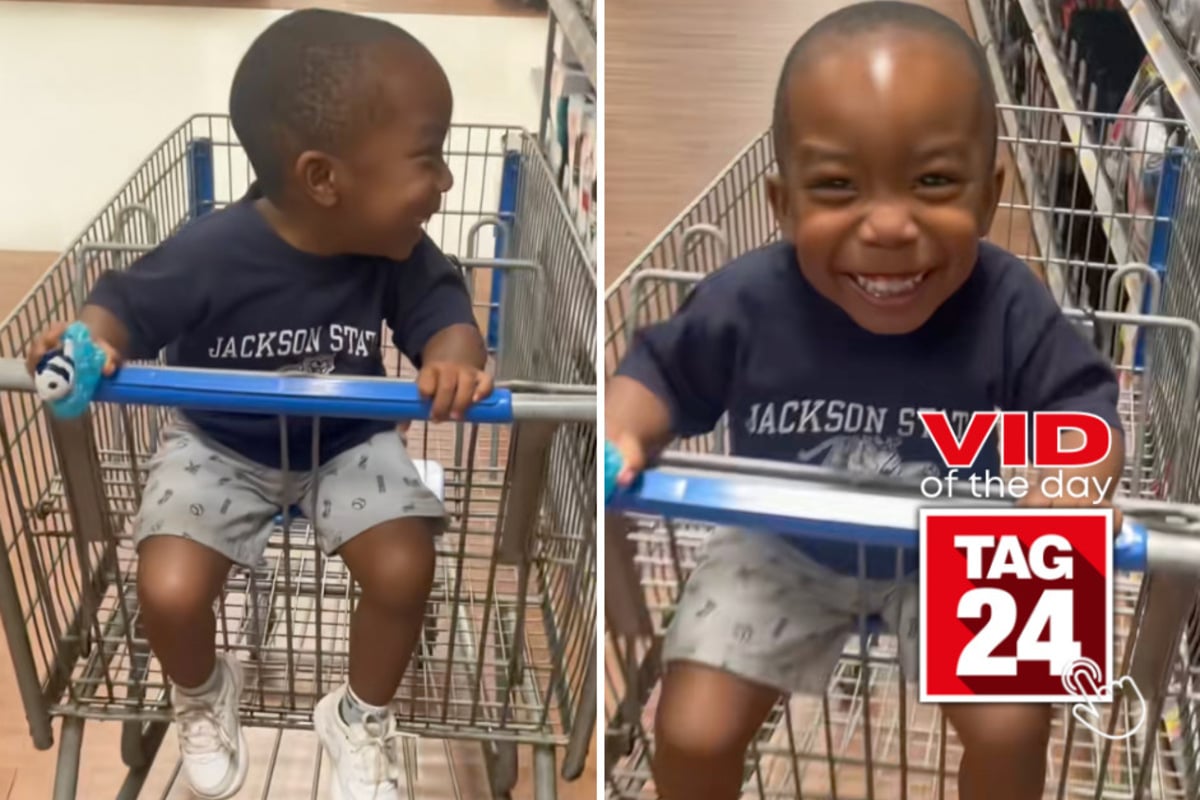 Viral Video of the Day for October 10, 2026: Little boy can't stop laughing at his silly uncle! 