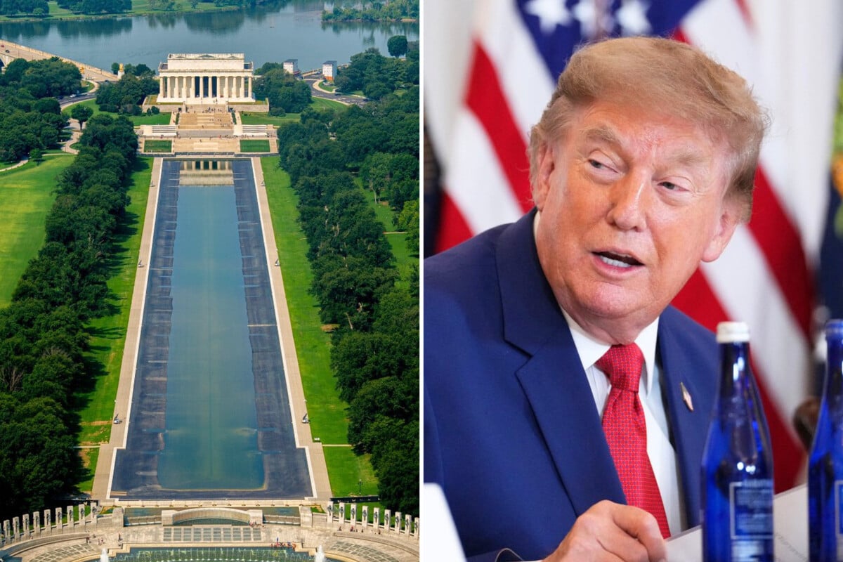 Trump makes stunning admission as Reflecting Pool renovation drama continues