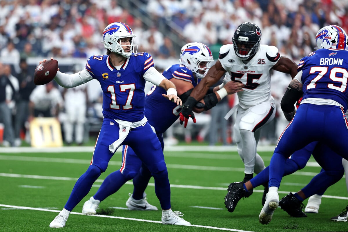 Bills edge Texans while Bears beat Panthers in NFL record-setting opener