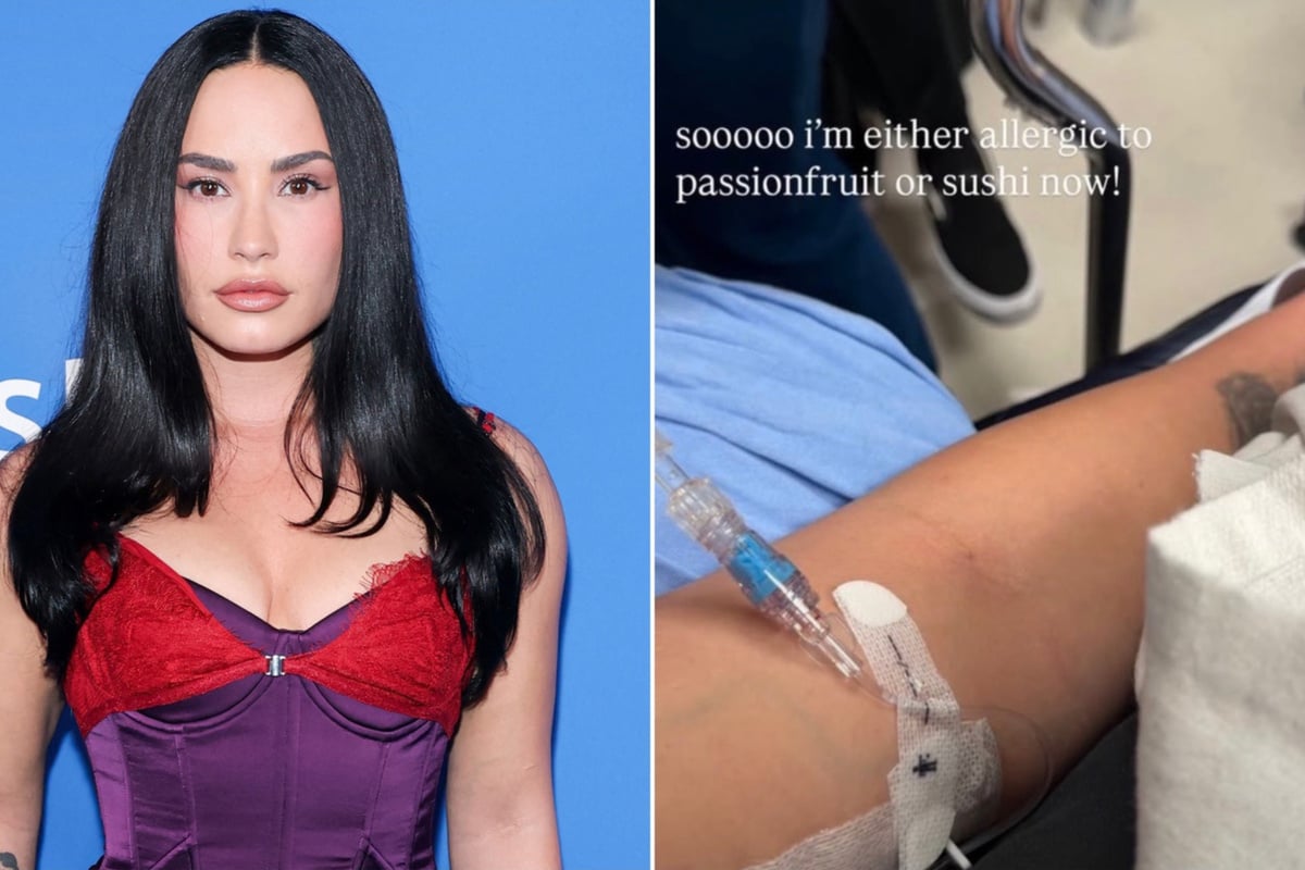 Demi Lovato reveals she was hospitalized after allergic reaction scare