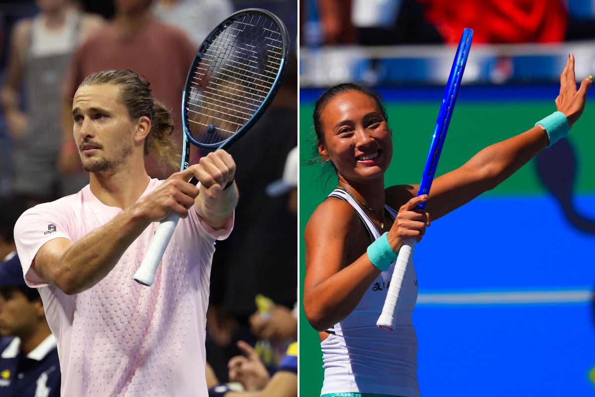 US Open: Zheng stuns Swiatek to reach quarter-finals, Zverev and Rybakina advance