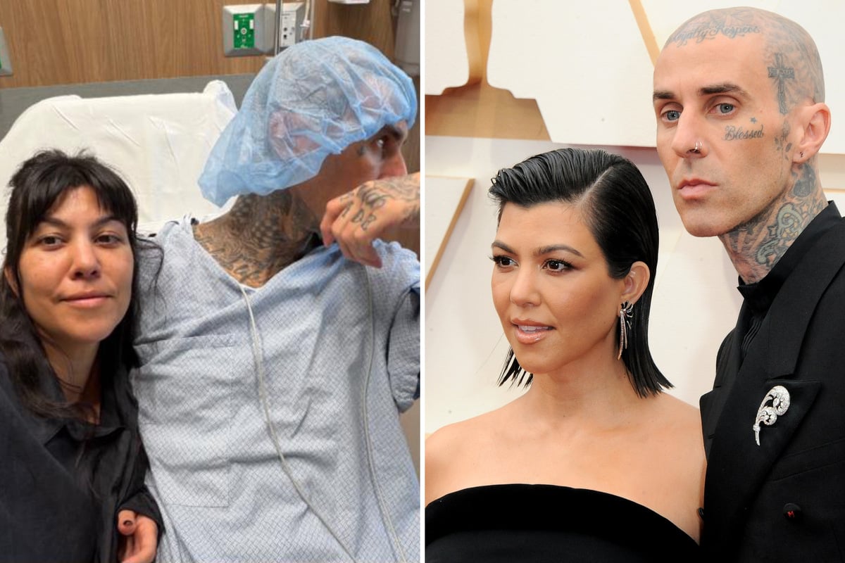 Travis Barker reveals reason for mystery hospital visit with Kourtney Kardashian