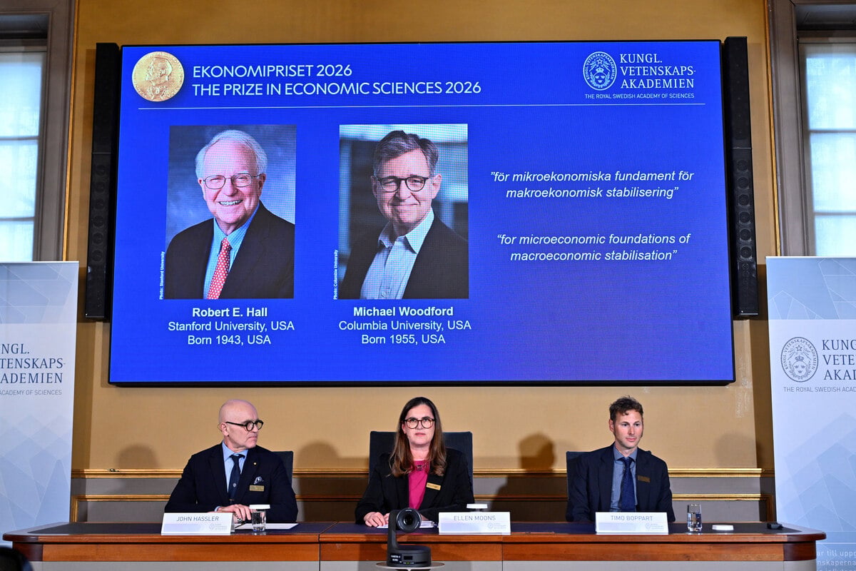 Americans Robert Hall and Michael Woodford win economics Nobel for stabilization models
