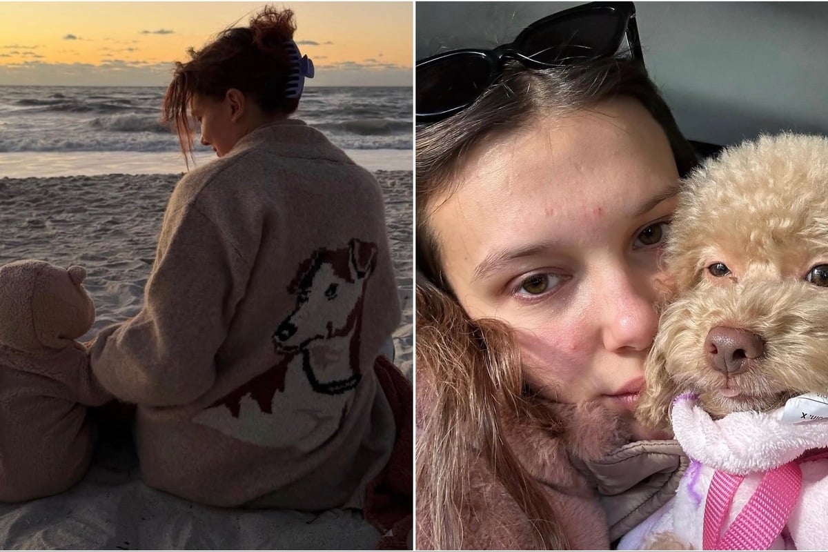 Millie Bobby Brown gushes over her dog's adorable bond with her daughter: "She's really patient"
