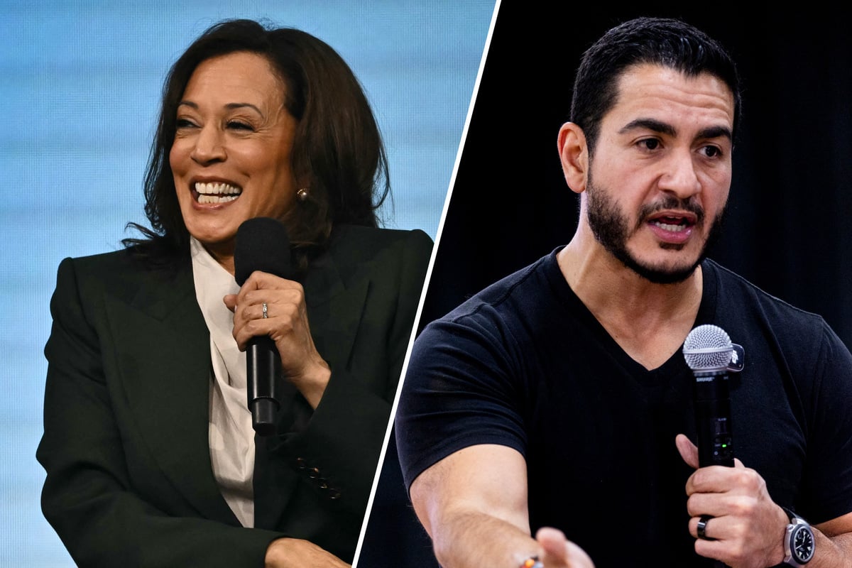 Kamala Harris joins Abdul El-Sayed on campaign trail for heated Senate race