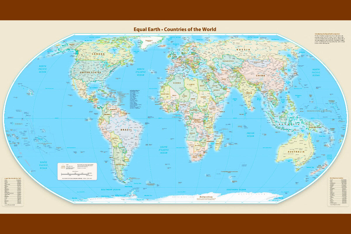UN adopts new map showing Africa bigger and the US smaller