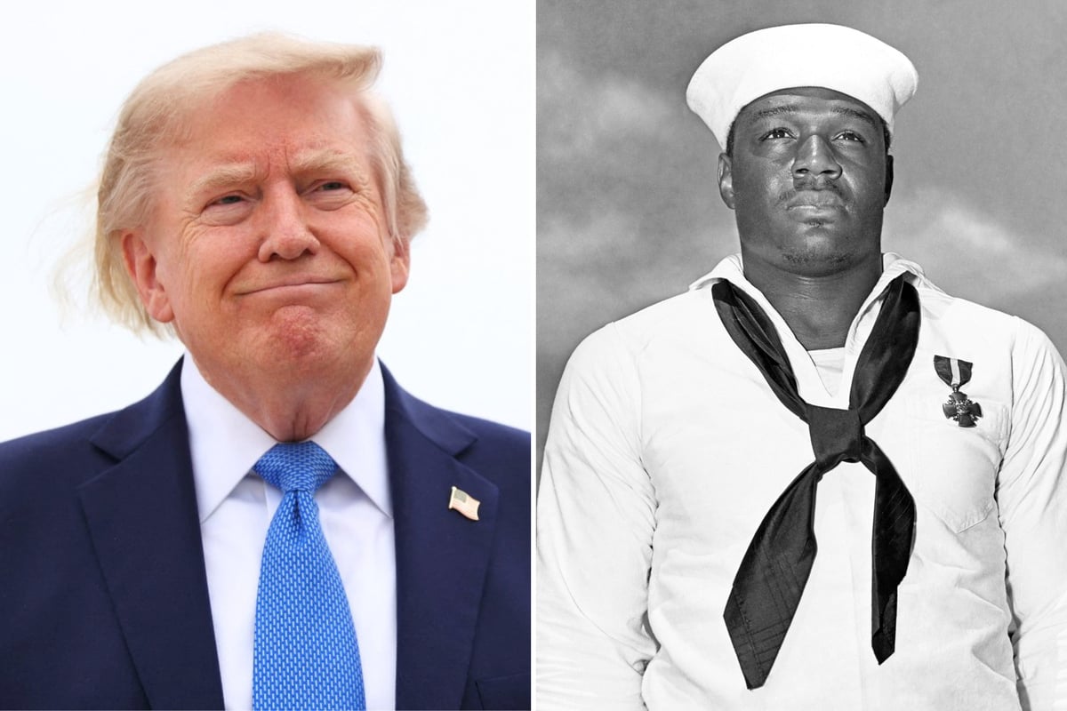Navy considering naming aircraft carrier after Trump instead of Black war hero