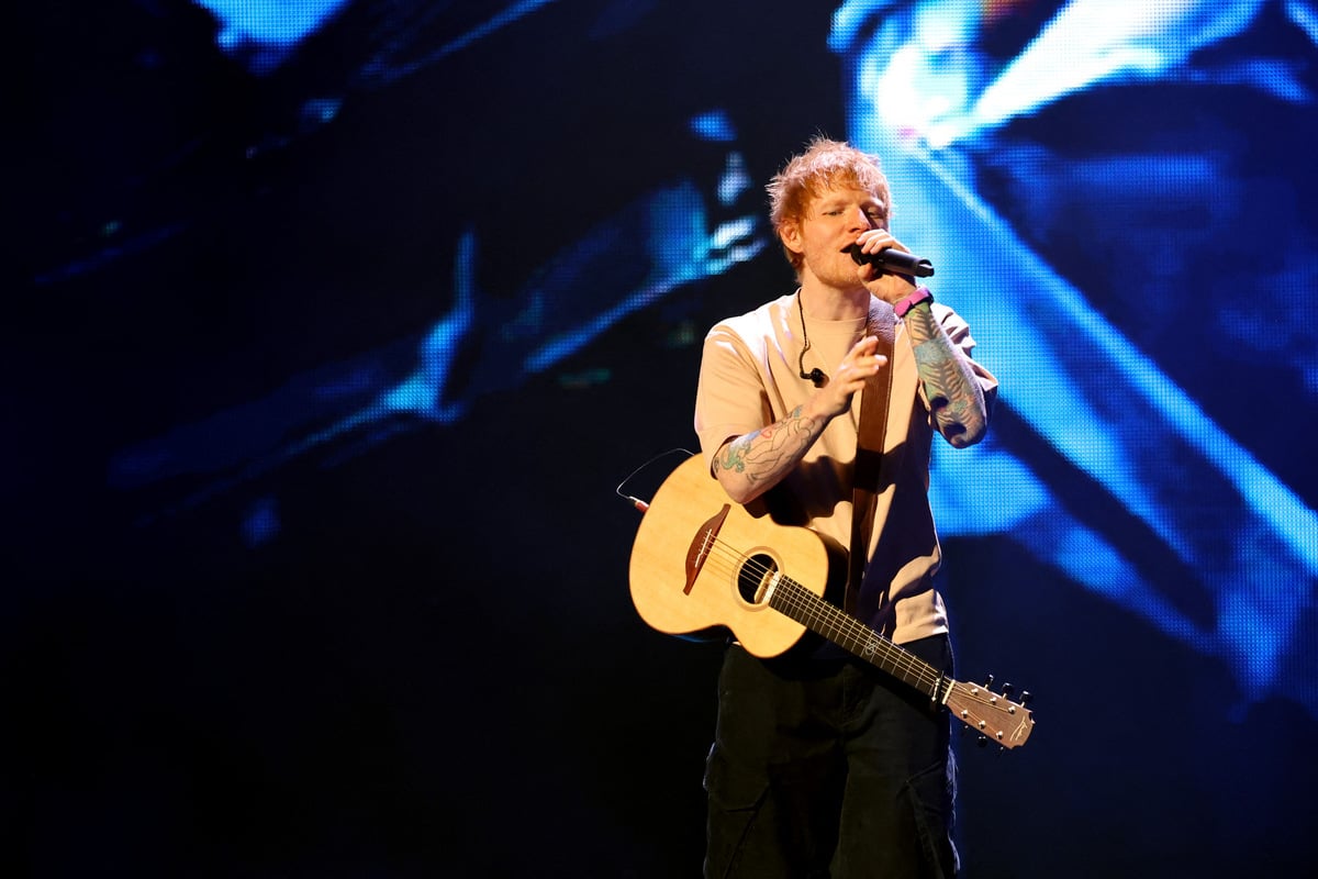 Ed Sheeran takes to the stage for first time since Macklemore controversy