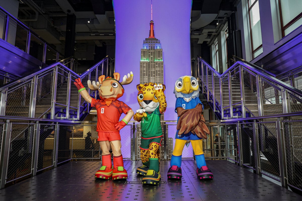Empire State Building lit up for 2026 World Cup 100 days before kick-off