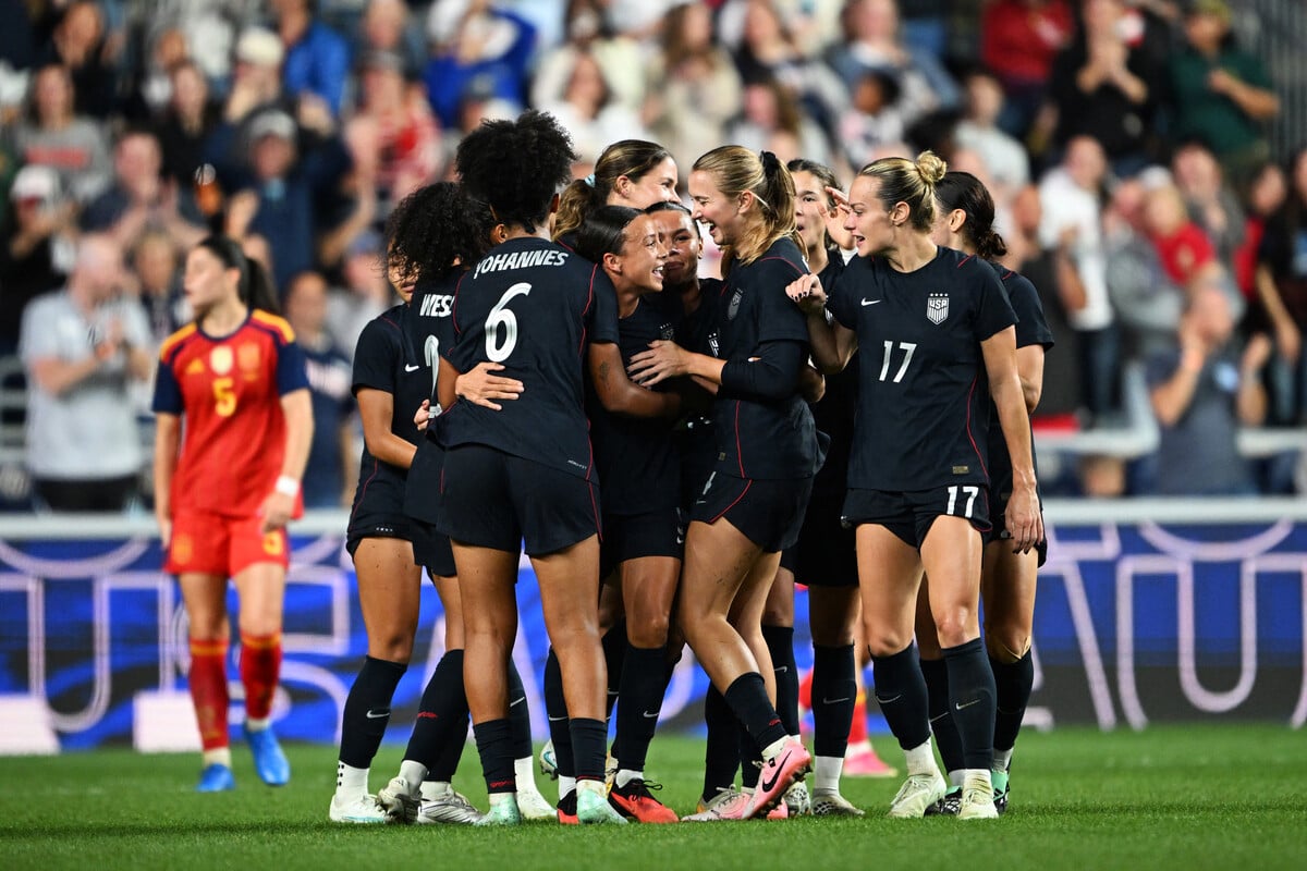 USWNT rally to draw with Spain in second international soccer friendly