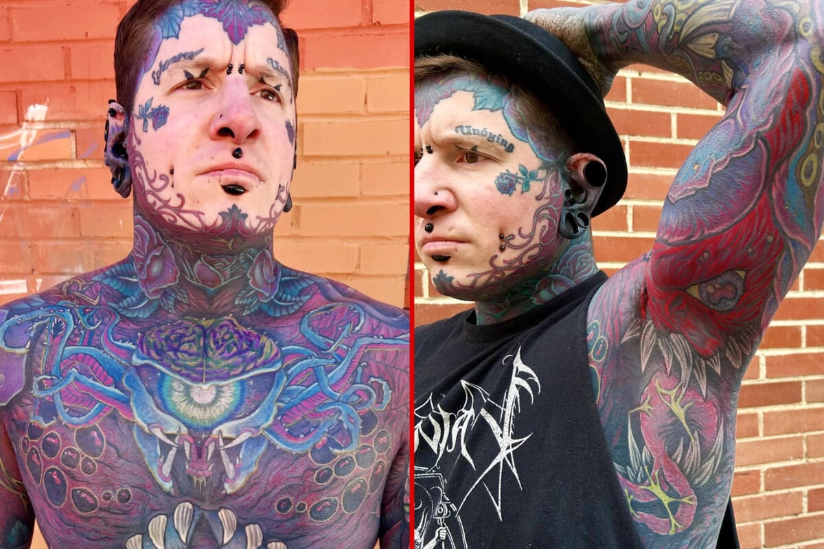 Extreme tattoo addict reveals inspiration behind world record-winning transformation