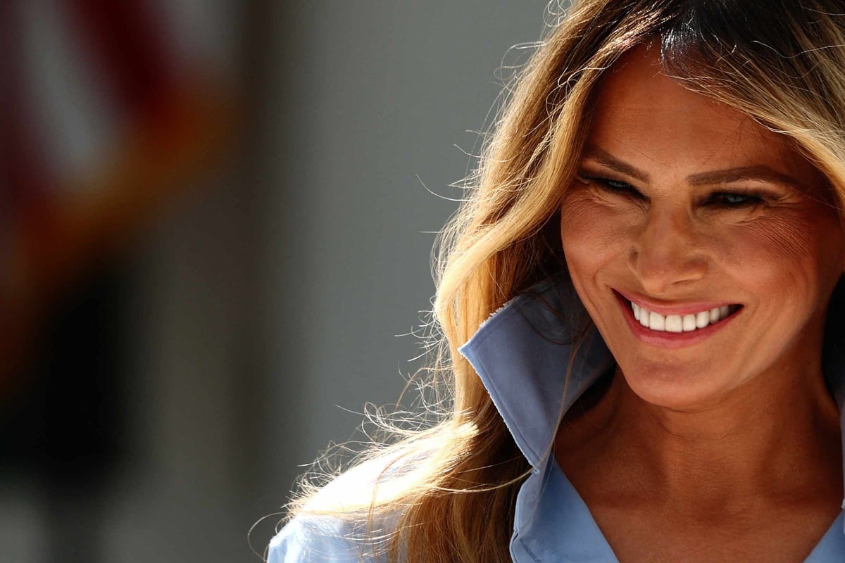 Melania Trump jokes about her month out of the spotlight amid Natalie Harp chatter: "I heard you missed me!"