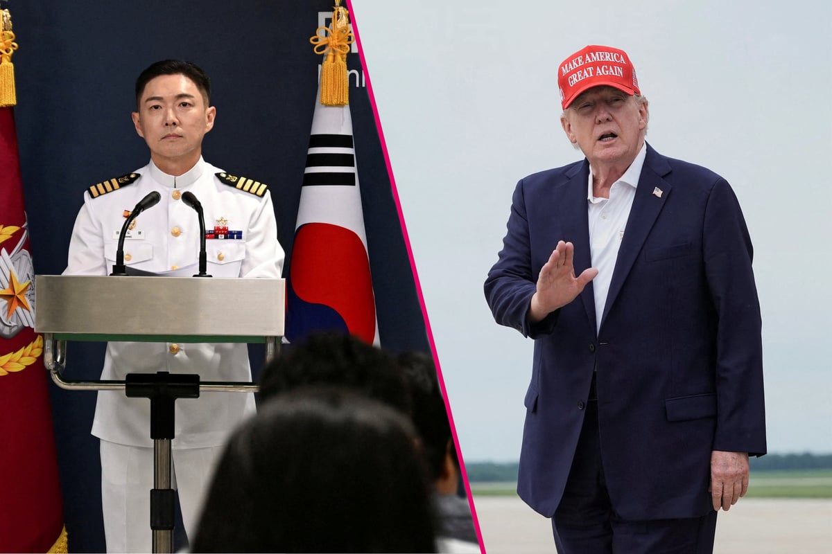 Trump "not happy" with military drills that South Korea promises "will proceed"